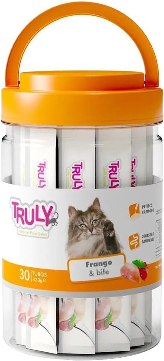Truly - Creamy Lickable Chicken and Beef - 420g/Cats //420 - ShopVlot