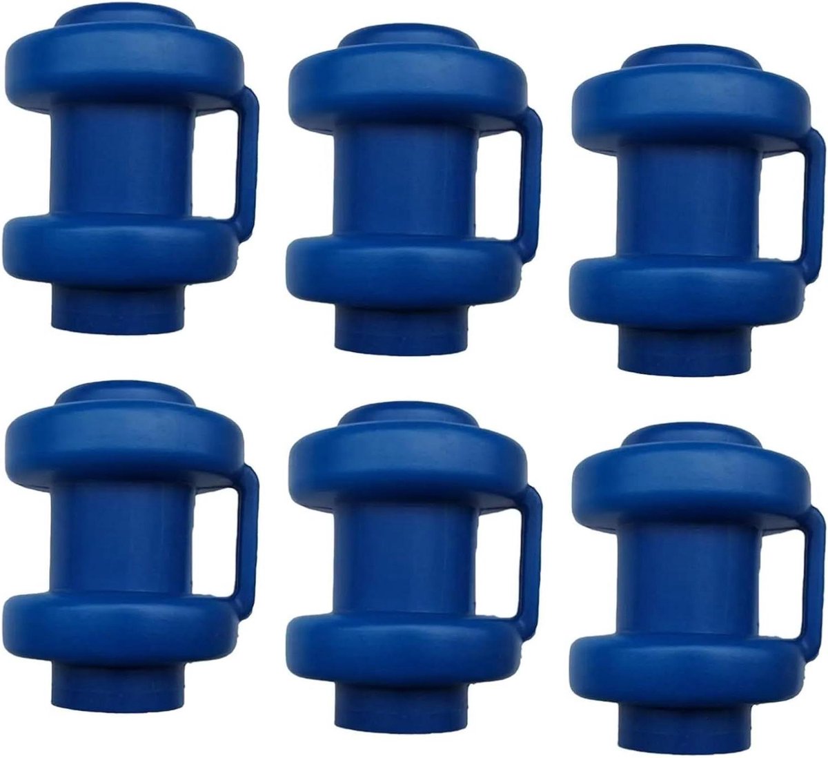 Trampoline Paaldoppen - Trampoline Onderdelen - Trampoline Reparatie - Duurzaam ABS Materiaal - 25 mm - Blauw