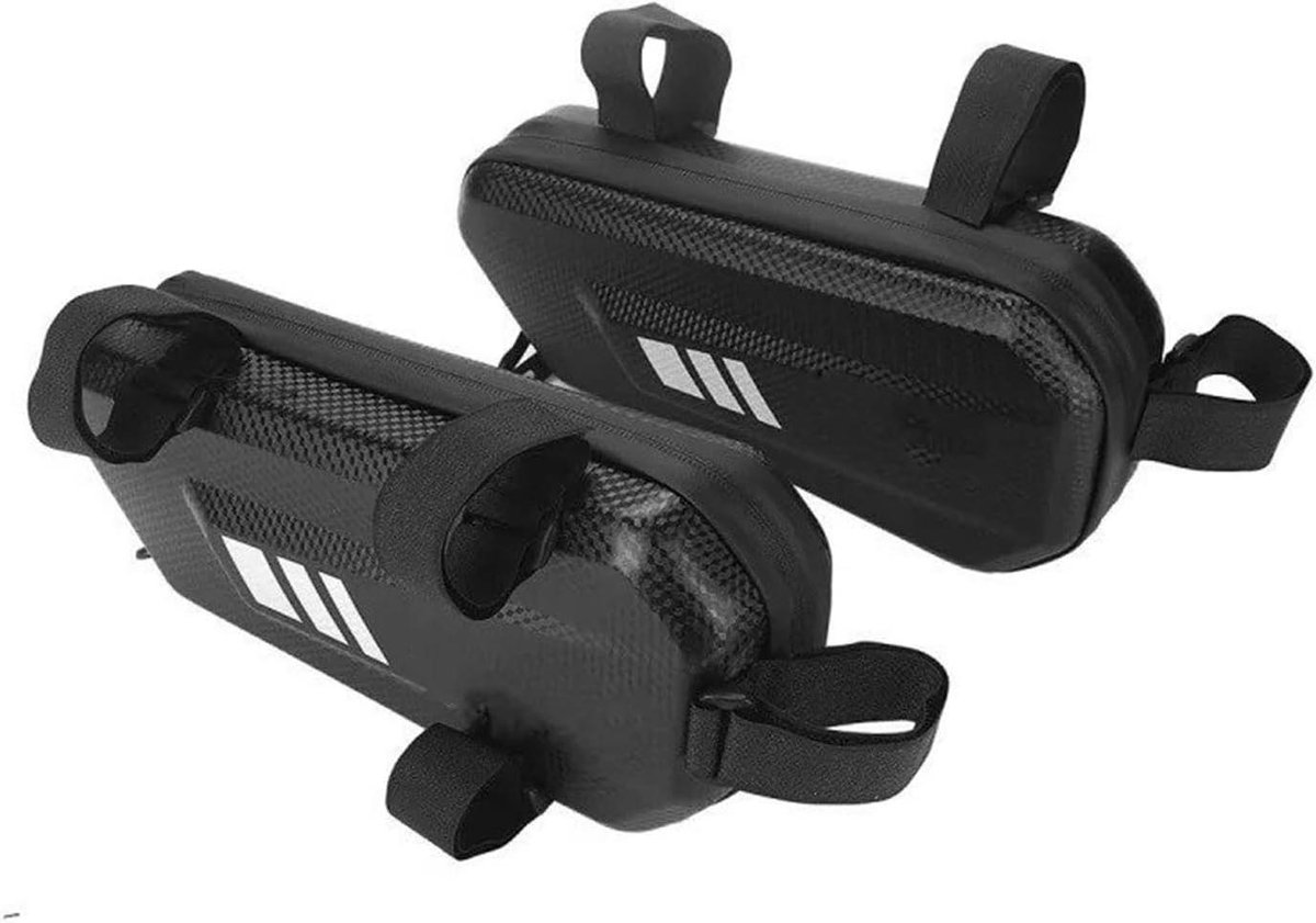 Motor Driehoekstas - Frame tas - Motor Rijden - Waterdichte Hard Shell - 27 cm - Zwart