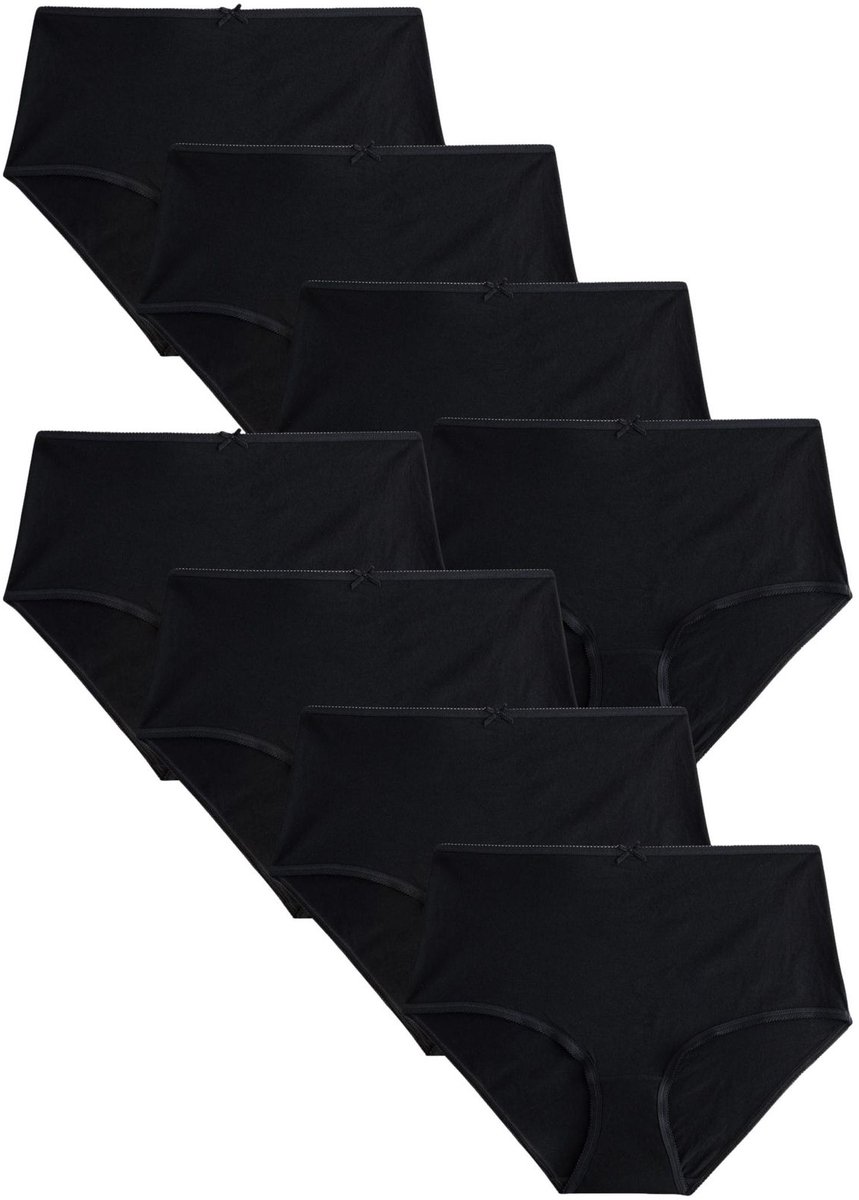 Next - Dames - Midi-slip van 100% katoen - Zwart