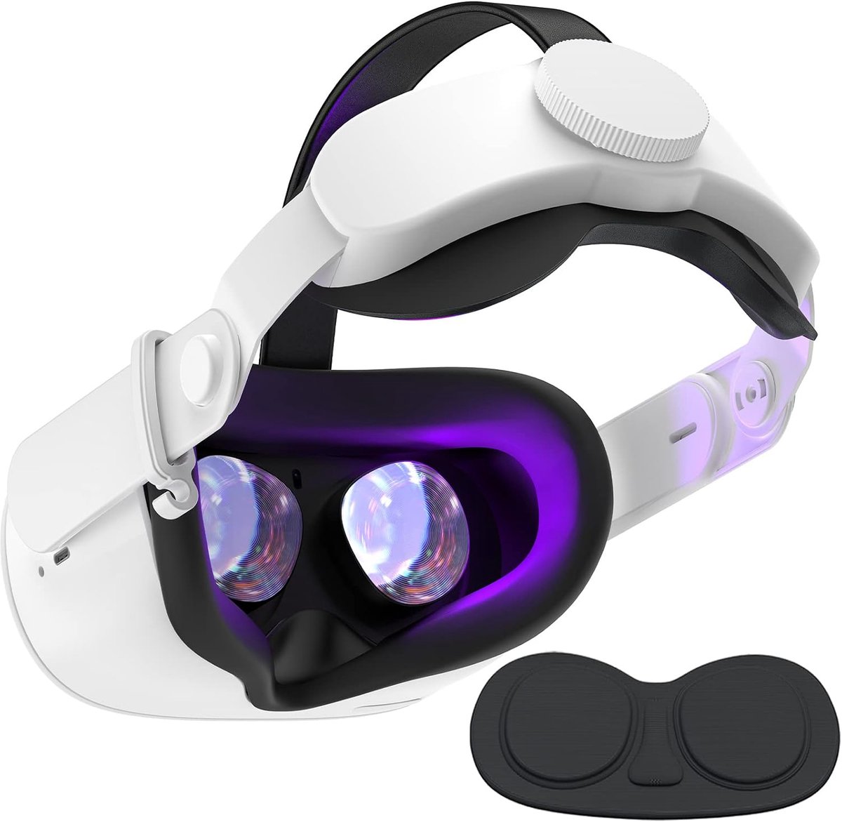 Hoofdband & lenskap compatibel met Oculus/Meta Quest 2 accessoires