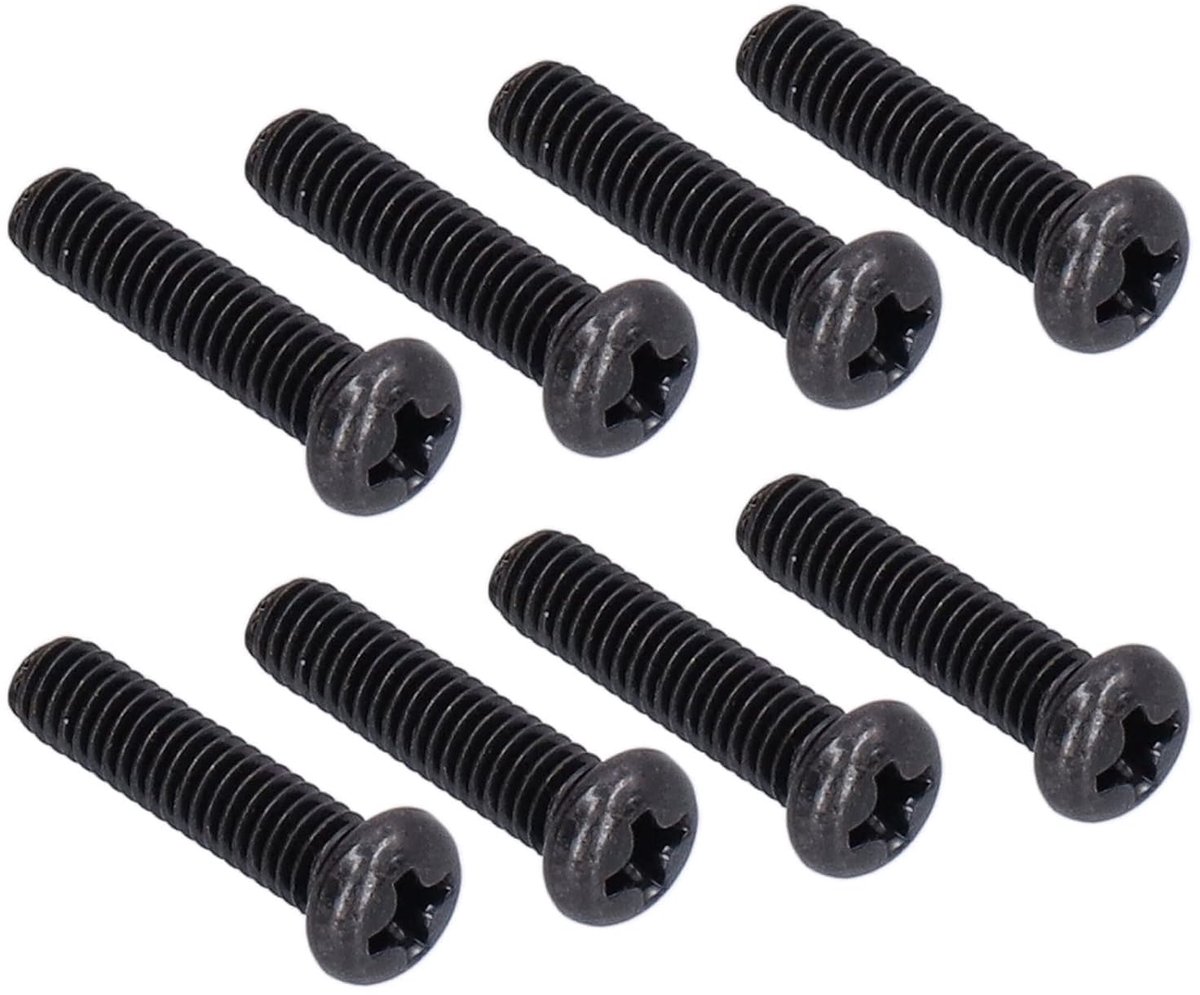 Pankop Machineschroef, 50 Stuks Roestvrijstalen Pankopschroef Machineschroef Volledig Schroefdraad Zwart Verzinkte Bouten Sluiting DIN7985, Klinkmoeren (M4*16)