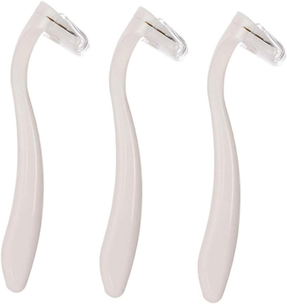 Scheermesjes Set - Dames Scheermes - Gezichtsverzorging - Veilig voor Beginners - 3 Stuks - Wit