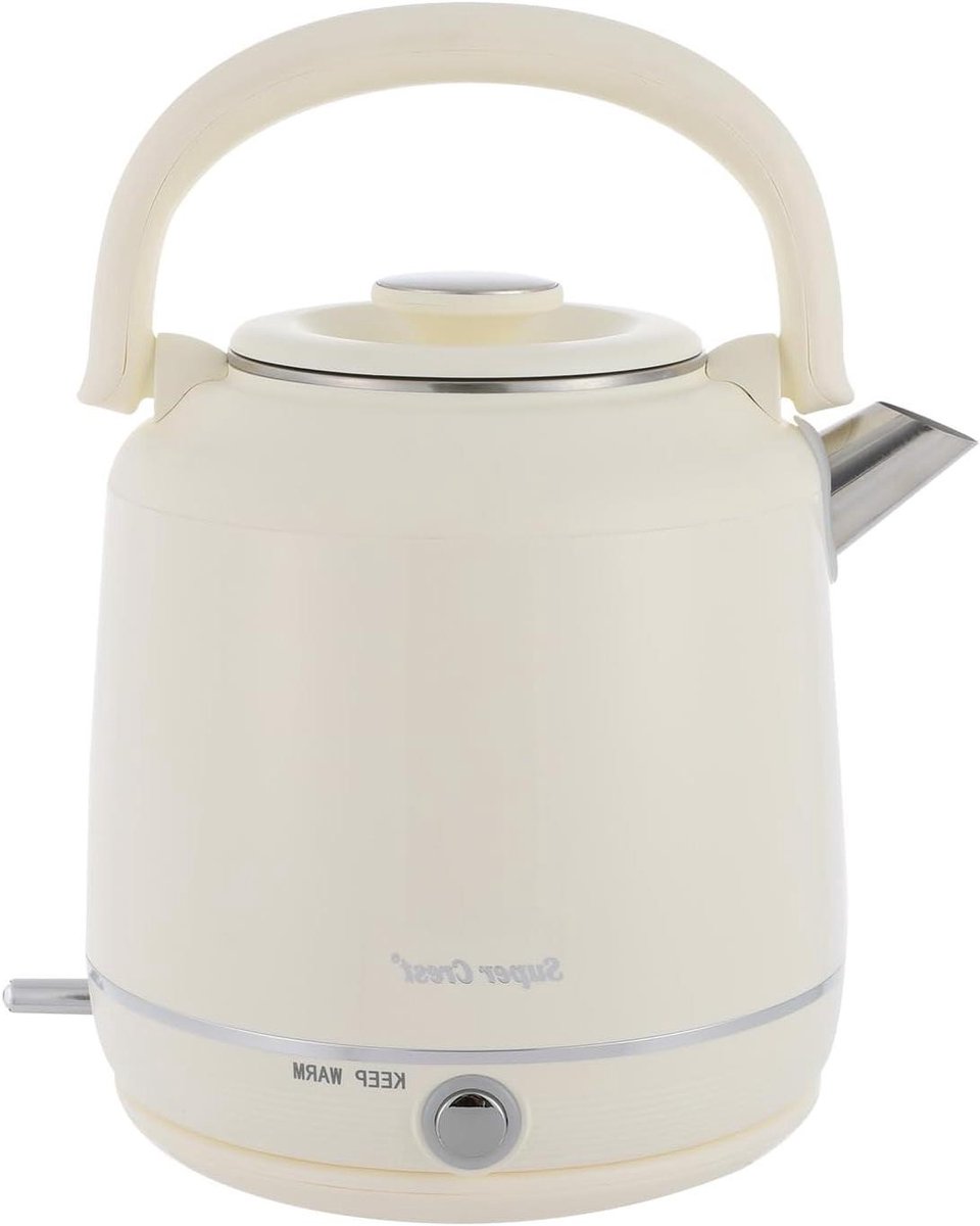 Elektrische Waterkoker - Huishoudelijke Koker - Snel Water Koken - Automatische Uitschakeling - 25 Liter - Beige
