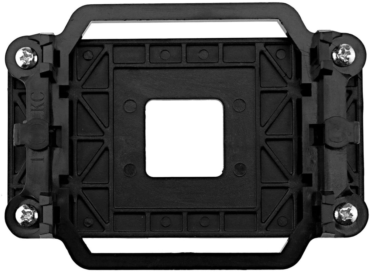 Zwart Plastic CPU Koeler Koeling Retentie Fan Heatsink Beugel Mount Houder Base Voor AMD Socket AM3 AM2 940 Moederbord