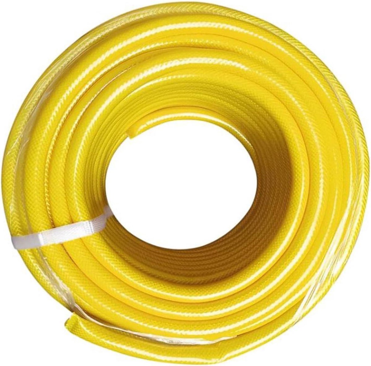 Tuinslang PVC - Waterslang Irrigatiebuis - Gazon Besproeien - Drielaags Versterkt - 5 meter - Geel