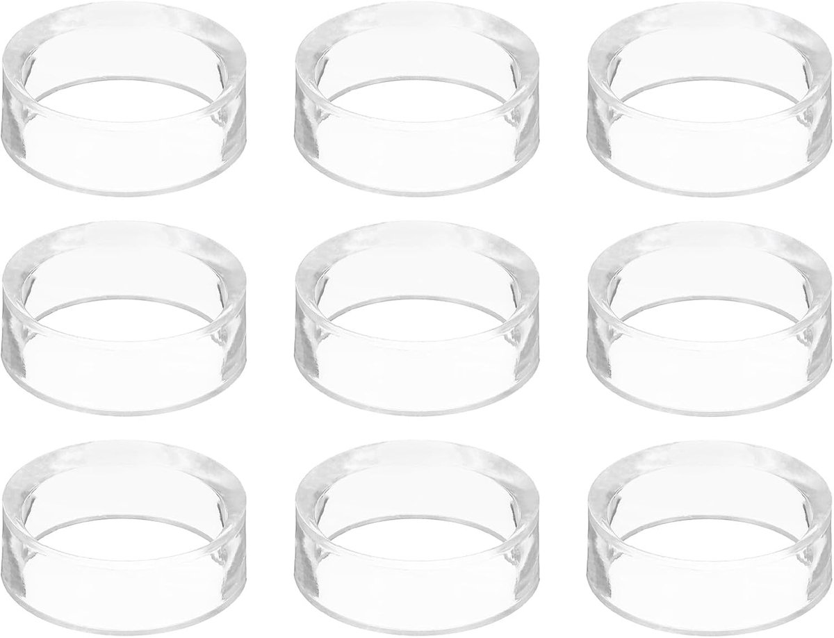 4,3 cm ronde honkbalstandaard, 9 stuks acryl bolhouder kristallen bolhouder heldere bal displaystandaards voor golfbal softbal ks collecties kristallen ballen
