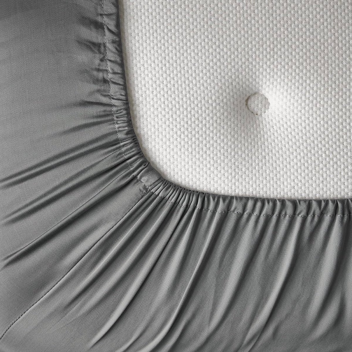 Hoeslaken 160 x 200 x 30 cm - TENCEL™ Lyocell satijn - Antiallergisch - Temperatuurregulerend - SnelShoppen