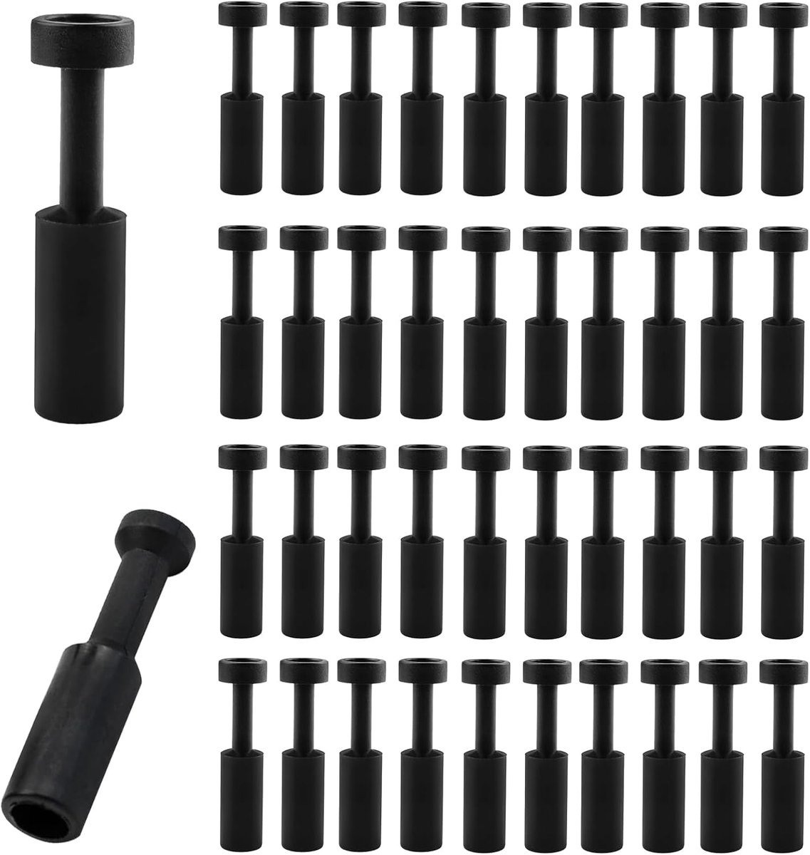 Push-to-Connect Fitting Plug, 40 STKS Tubing OD Push om Pneumatische Plug OD Cap Stijl Pneumatische Blanking Plugs Pneumatische Luchtfittingen Plug Cap (16mm)