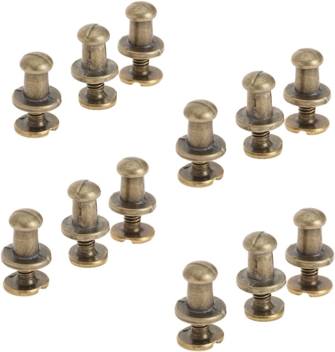 12 stuks mini box sieraden kast knop antieke messing metalen meubels keuken pull handvat knoppen - antiek messing
