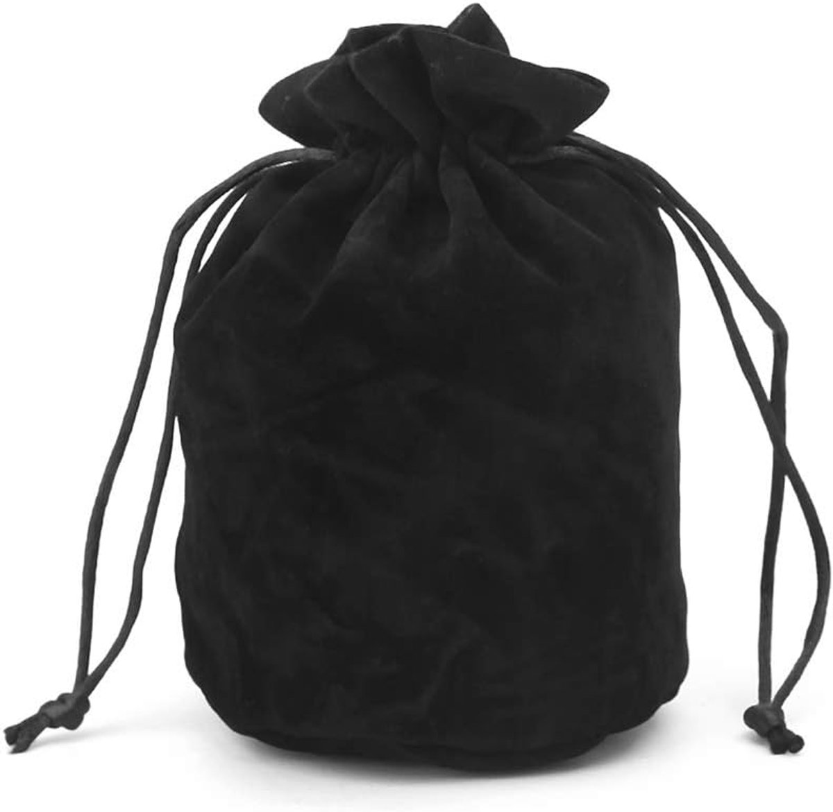 Fresh Jewelry Packing met trekkoord, bordspel, Dungeons en Dragons Velvet Dice Bag-Black