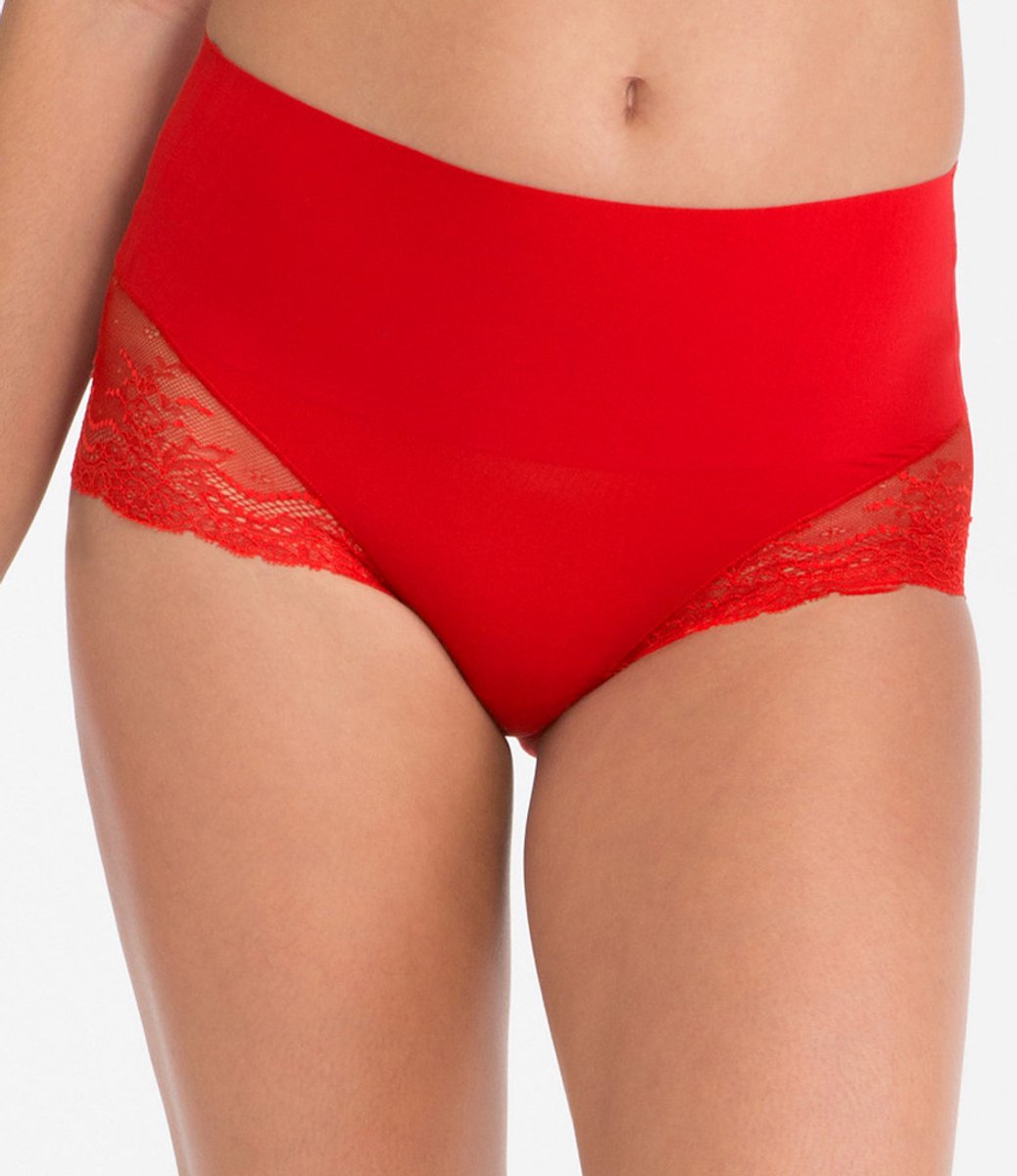 SPANX Undie-tectable Lace Hi-Hipster - Kleur Spanx Red Rood - Maat M