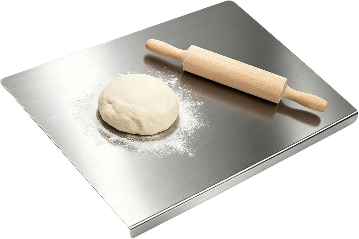 Snijplank, 30 x 40 cm, keukensnijplank, zware snijplank voor koken, bakken, brood, restaurant om te kneden, voor vlees, groenten, keuken, bar, restaurant, voor koken, bakken, kneden