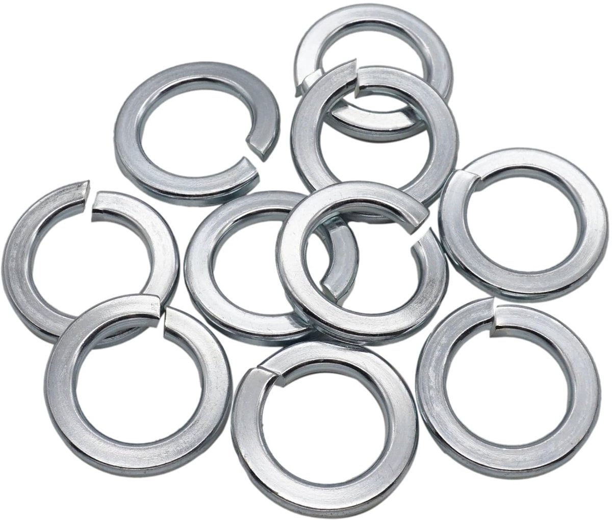(30 stuks) Verzinkte DIN127 veerringen M24, metalen ringen, veergespleten borgringen