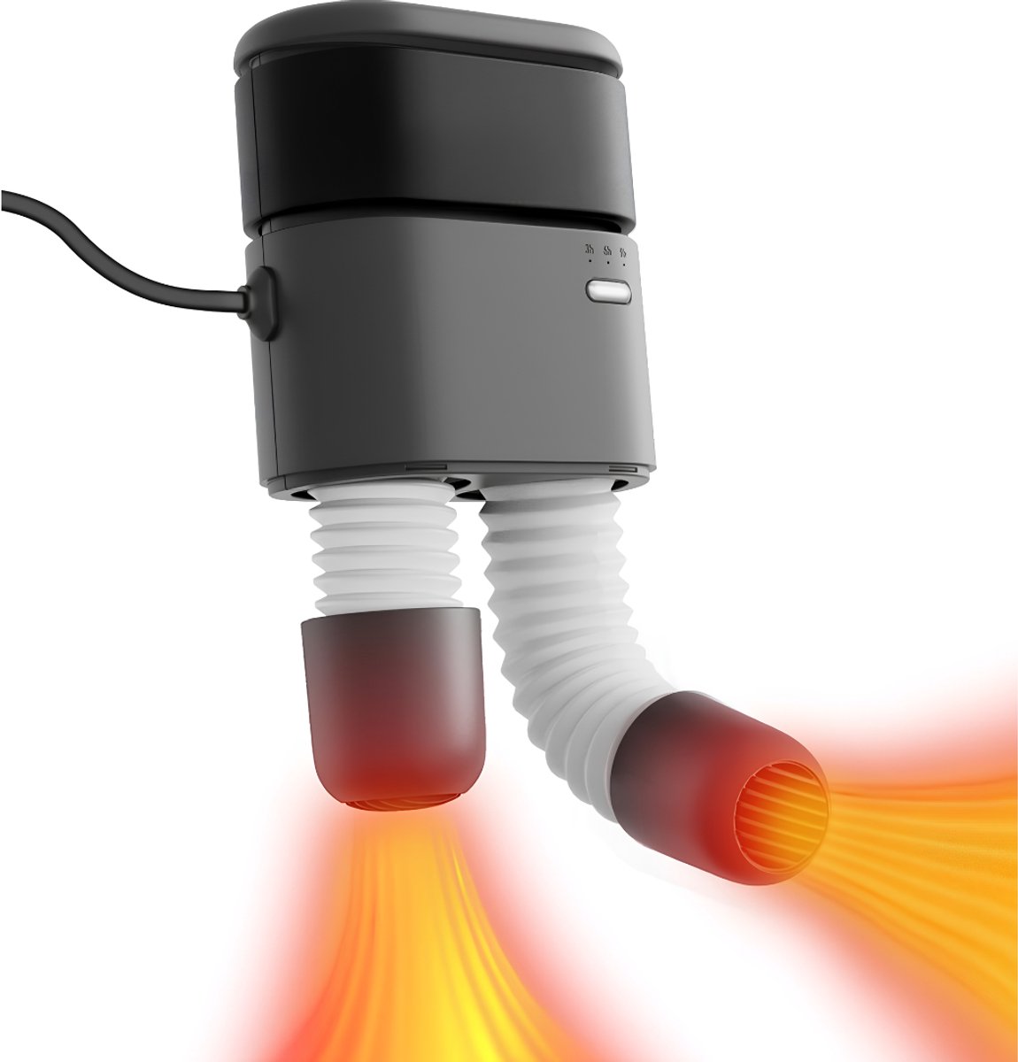 Lìon® Schoenendroger - Schoenverfrisser - Schoenendroger Electrische - Zwart - 17cm x 7cm x 3cm