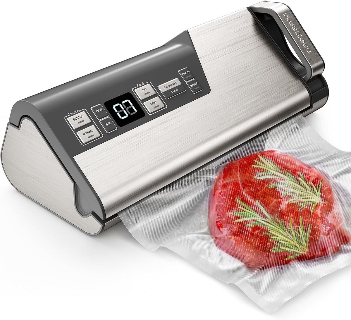 Vacuum apparaat 95 kPa - 140 W - ergonomische handgreep - eenvoudig met één hand te bedienen - ShopVlot