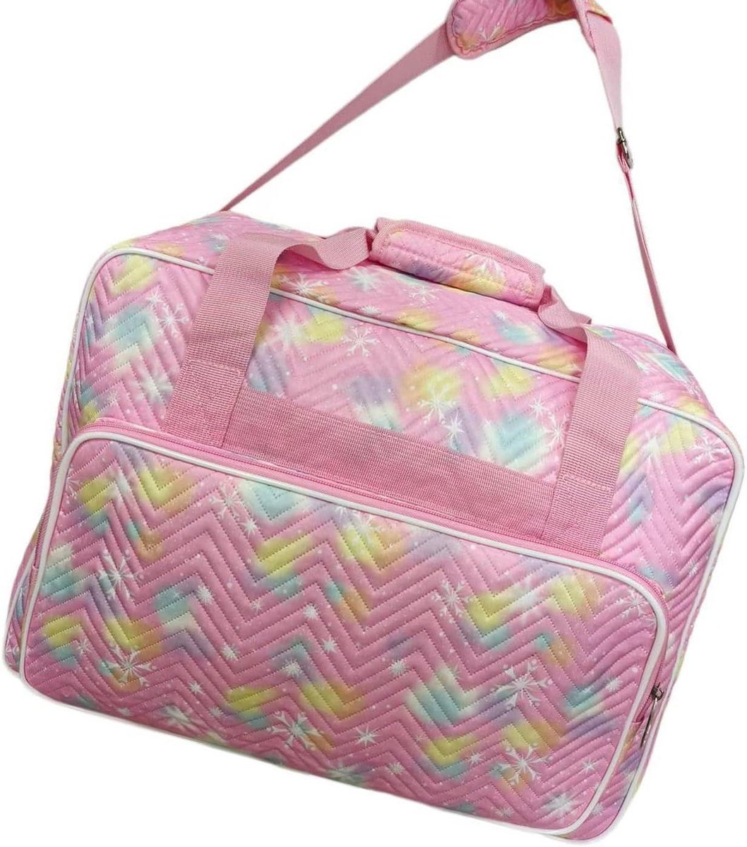 Naaimachine Tas - Opbergtas Naaimachine - Naaimachine Opbergen - Grote Capaciteit - 46 x 23 x 32 cm - Roze