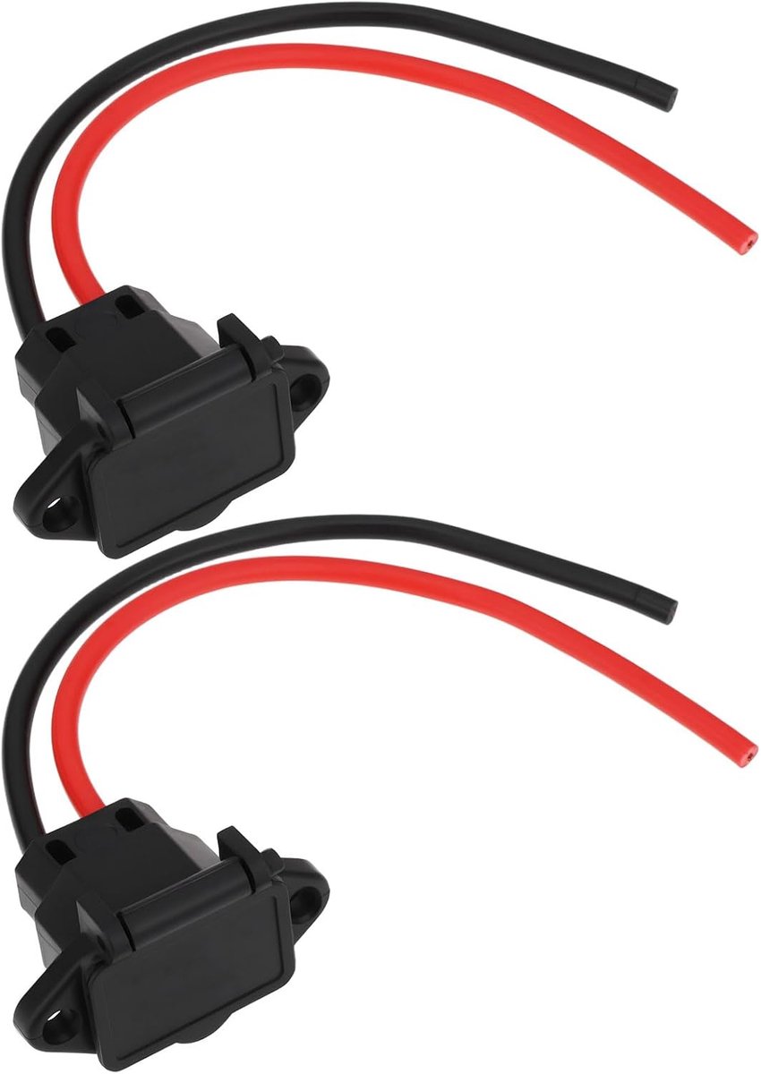 Oplaadpoort elektrische scooter 3-pins 2-draads - 20cm kabel - betrouwbare aansluiting - eenvoudig te installeren - ShopVlot