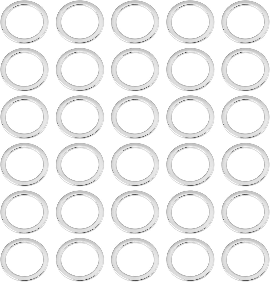 Fietsruimtes 21x15x1mm - RVS - Duurzaam en corrosiebestendig - Voor stevige montage van pedalen - ShopVlot