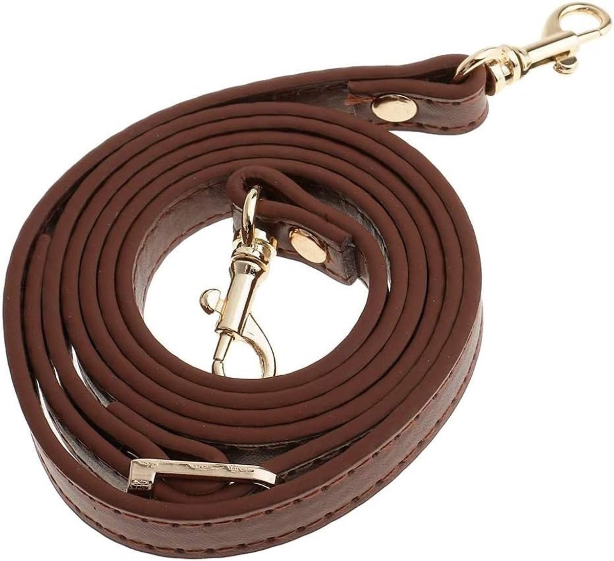 Schouderband voor handtas 120 cm - bruin leer - verstelbaar - stijlverandering voor je tas - SnelShoppen