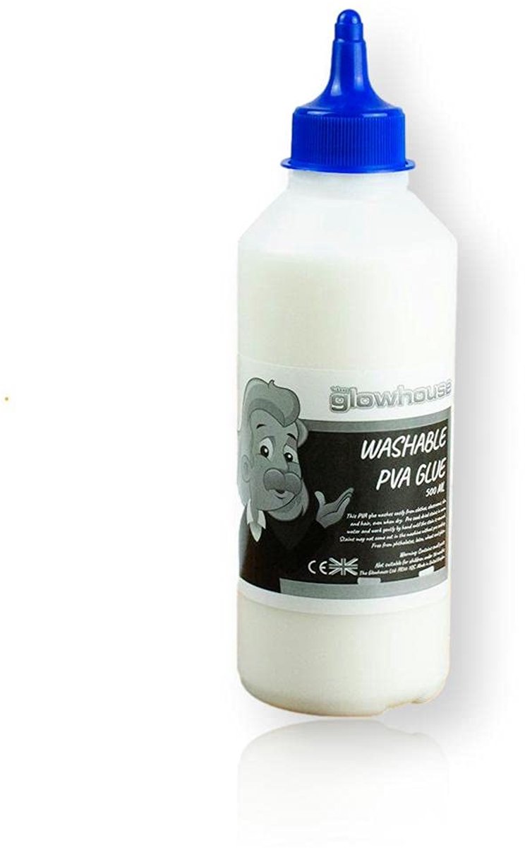 PVA lijm 500 ml - wit - niet-giftig - ideaal voor knutselen - SnelShoppen