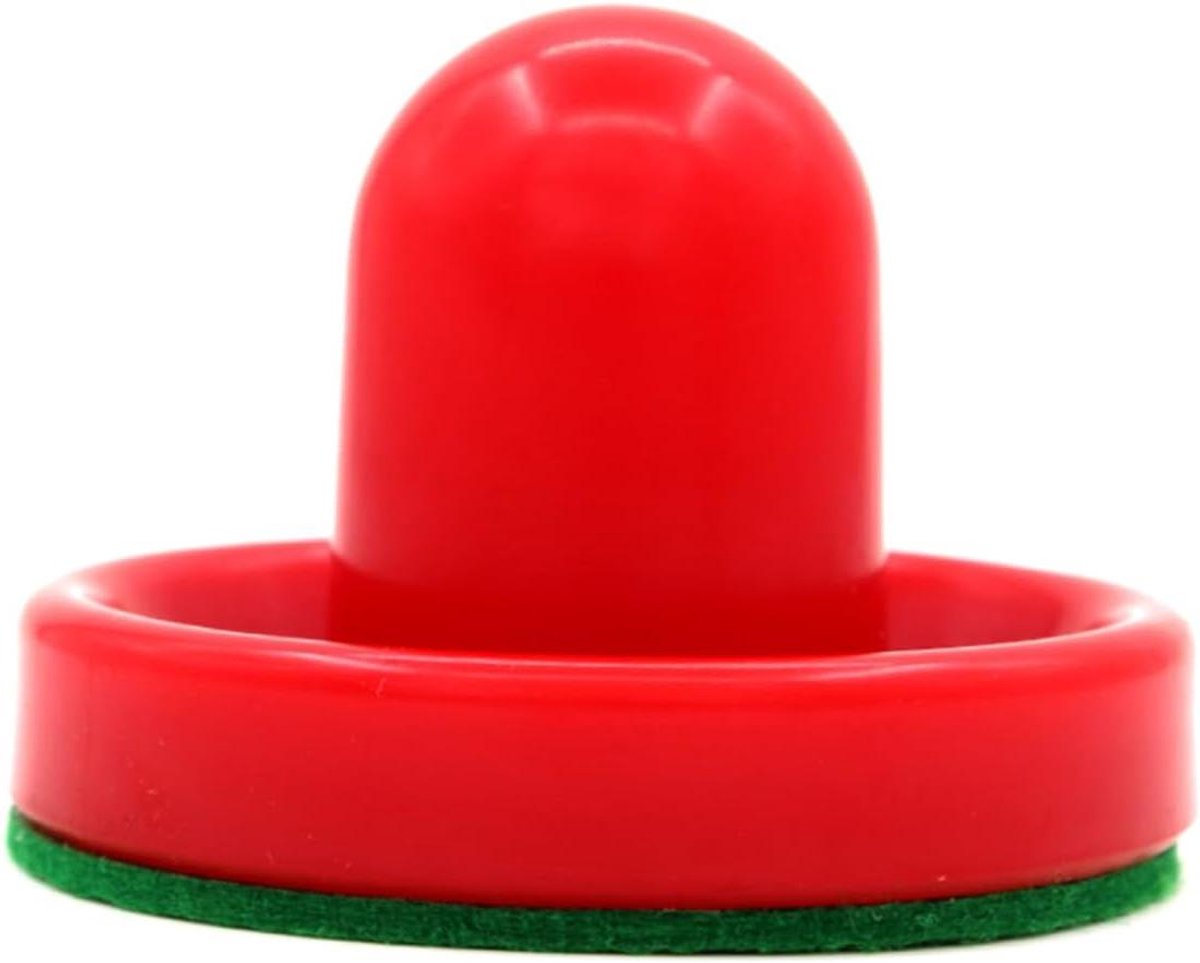 Airhockey Paddels - Puck Duwers - Spel Vervanging - Ergonomisch Ontwerp - 9.6 x 9.6 x 6 cm - Rood