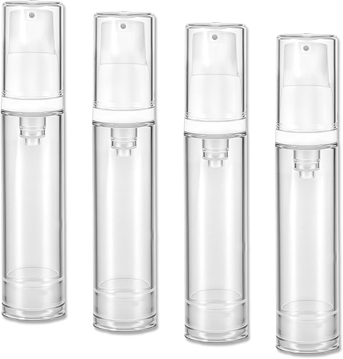 Airless pompdispenser 10 ml - Navulbaar - Vacuüm cosmetische container - Perfect voor reizen - m-winkel