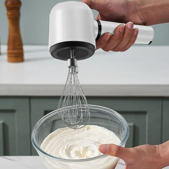 Draadloze Handmixer - Keukenmixer Elektrische Mixer - Bakken en Koken - Ergonomisch Ontwerp - 20D x 10B x 9H cm — afbeelding 3