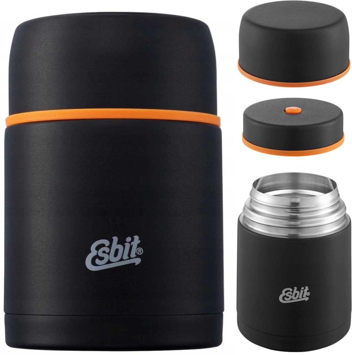 Esbit Voedselcontainer - RVS - 750 ml - incl. lepel