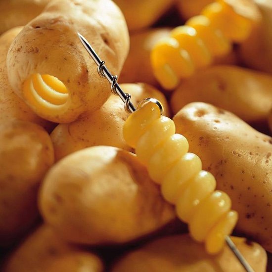 Spiraalsnijder voor Aardappelen en Groenten - Decoratieve Keukenmes — afbeelding 5