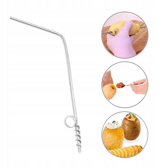 Spiraalsnijder voor Aardappelen en Groenten - Decoratieve Keukenmes — afbeelding 3