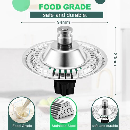 Opzetstuk voor Thermomix TM5 TM6, opzetstuk mixer voor Thermomix accessoires keukenmachine, melkopschuimonderdelen voor kookrobot — afbeelding 3
