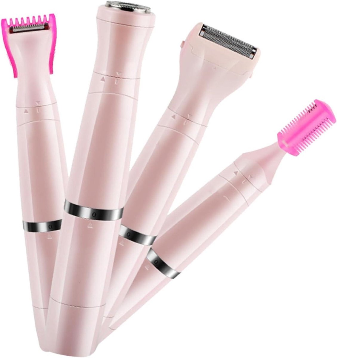 Dames Scheerapparaat - Ontharingsapparaat Epilator - Pijnloos Ontharen - USB Oplaadbaar - 16 cm - Roze
