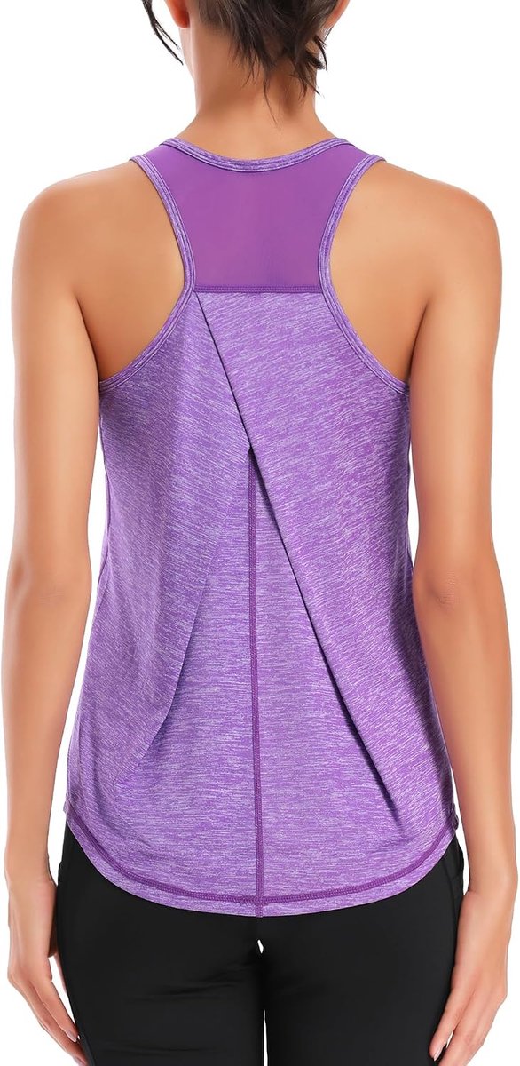 Sport Tanktop Mouwloze Lichte Fitness Top Yoga Tops