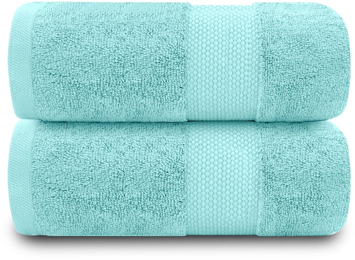 badlaken extra groot 100 x 180 cm - 700 g/m² Egyptisch katoen - extra zacht - ideaal voor thuisgebruik - SnelShoppen