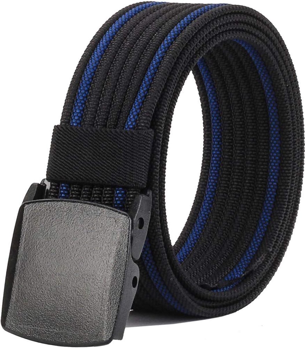 Riem voor heren, werk, reizen, sterk Nylon canvas met kunststof gesp130 cm