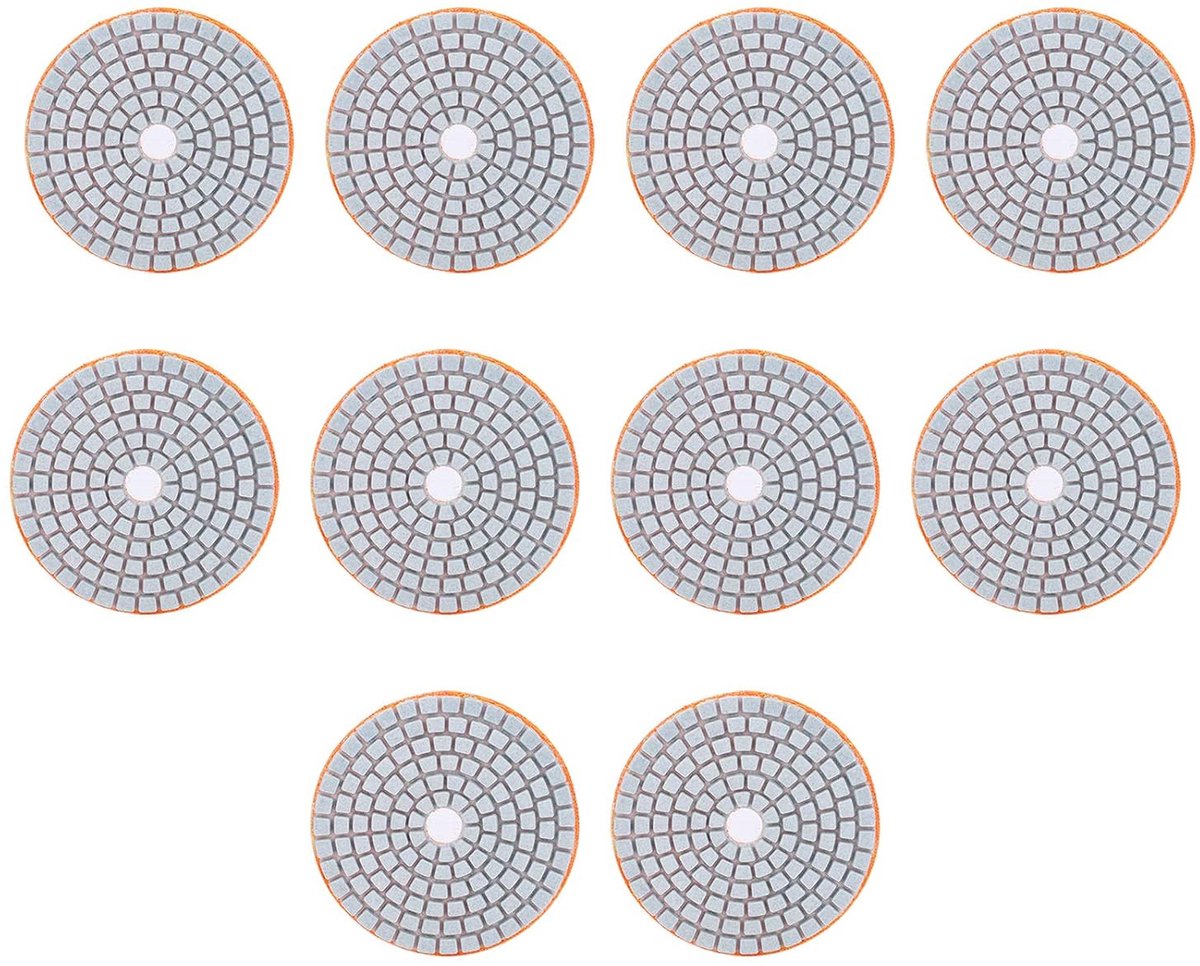 10 stuks Diamant Polijstschijven, 3 inch Natte/Droog Polijsten Slijpmachines Set 300 Granietbeton Polijsten Pads