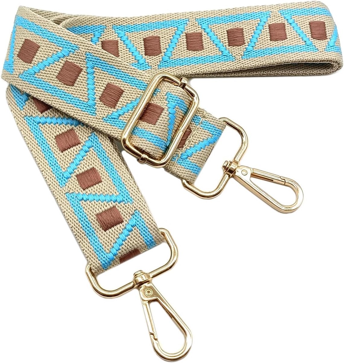 schouderriem voor damestassen, brede tasriem, rood-groen, verstelbare schouderriem met gouden karabijnhaak, duurzaam voor crossbody tas, handtas, doe-het-zelf schouderaccessoires voor