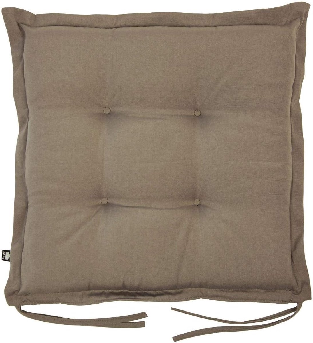 Tuinkussen 50 x 50 cm - Dralon - Taupe - Extra comfort door stevig foam - SnelShoppen