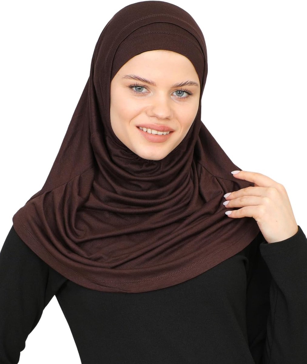 Chique Klaar om te dragen hijab voor vrouwen, moslim lange tulband onderkapset, instant sjaal, gebedskleding voor meisjes, Abaya