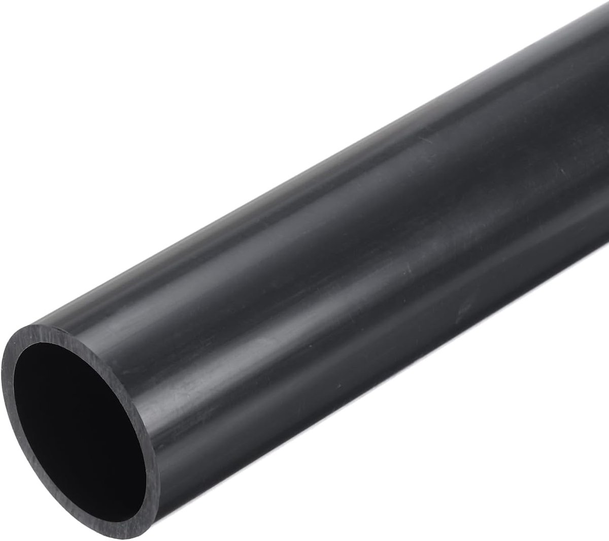 2 stuks PVC buis, diameter 17.6 mm lengte 300 mm rond kunststof buis voor tuin, aquarium, waterleiding, kabelkanaal, ventilatiebuis (diepgrijs)