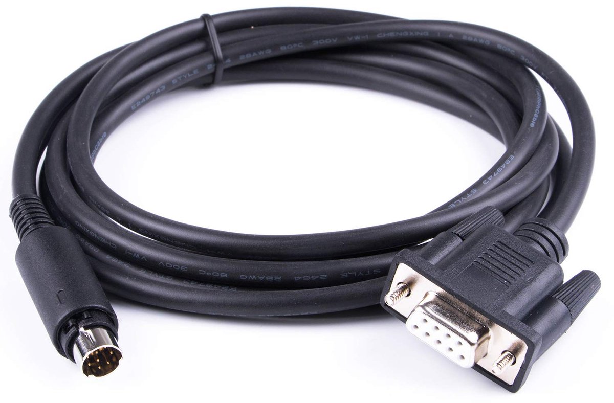 Programmeerkabel 1761-cbl-pm02 Pinout naar Mini 8p Din Mannelijke naar DB9 Vrouwelijke Kabel Zonder Bestuurder