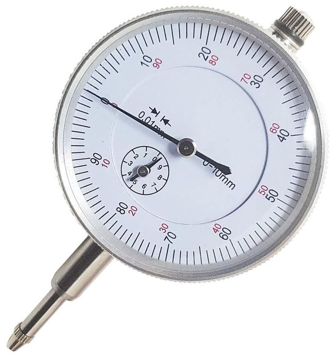 Schuifmaat, resolutie 0,01 mm voor magneetvoet, 0-10 mm