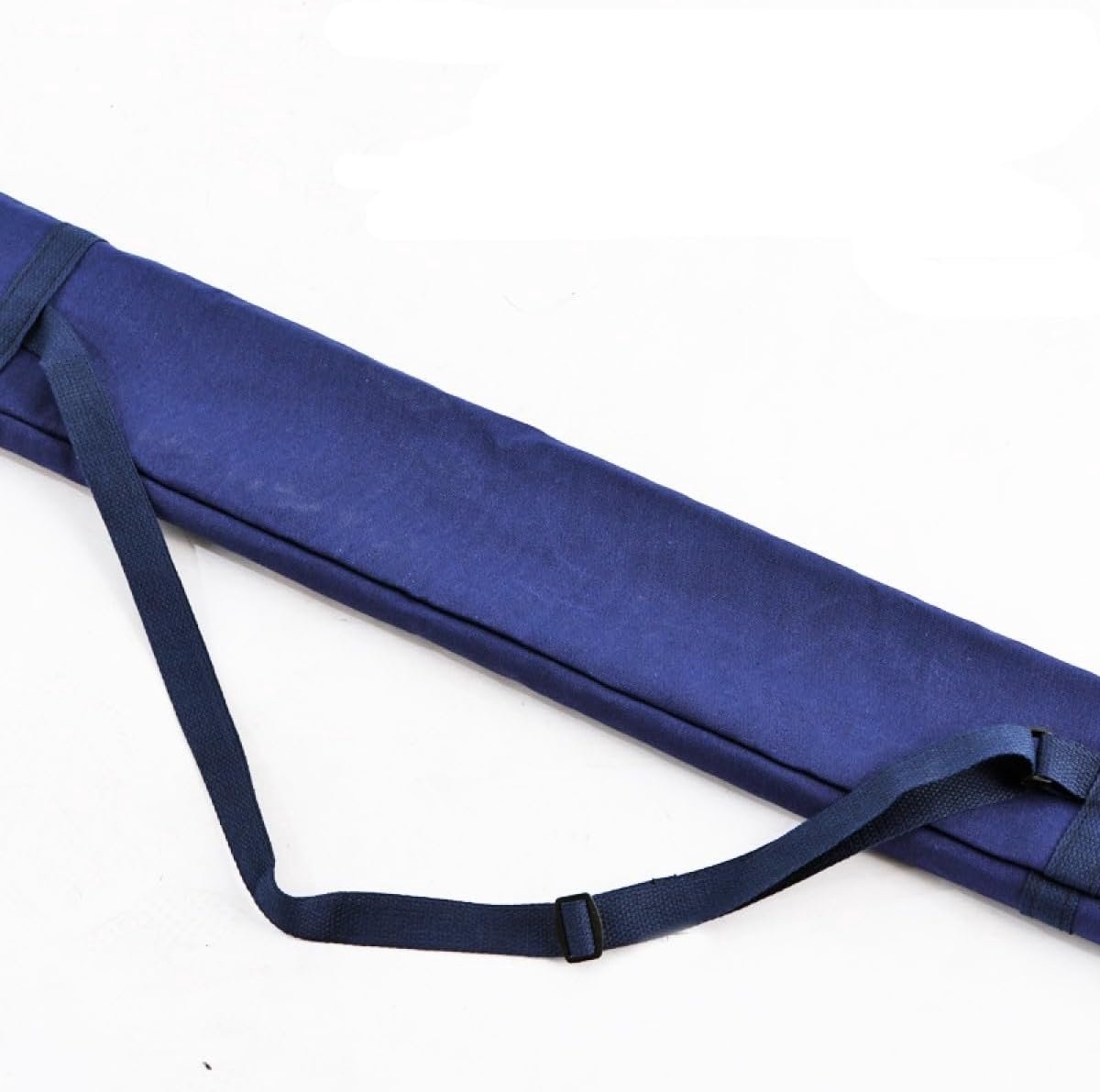 Hengeltas met Schouderband, Hengeltas Rod Case Viskoffer Hoes, Grote Capaciteit Vissende Hengeltas, Canvas, Lange Vissende Hengeltas, blauw, 1.4m, uniseks