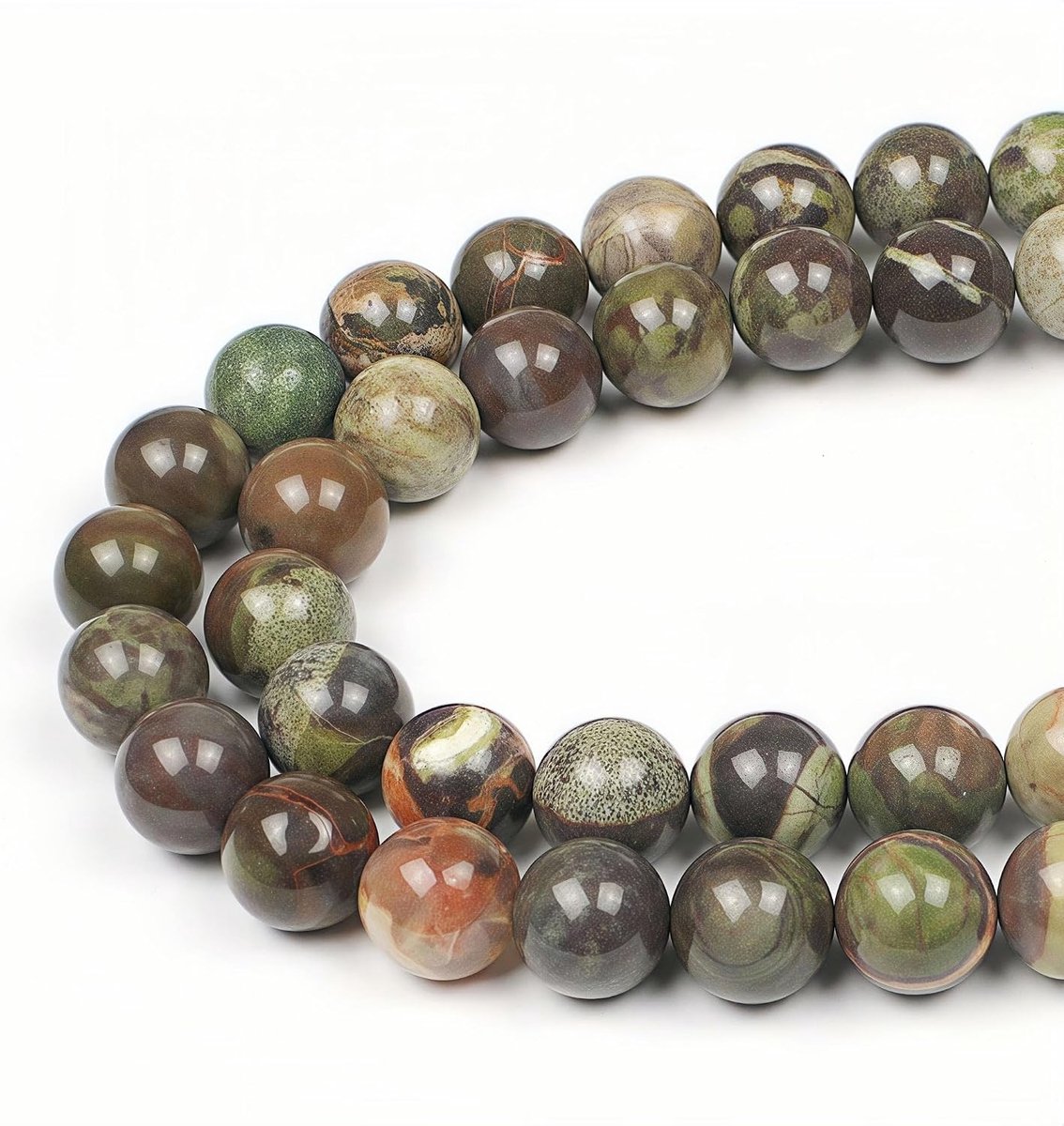 Kralen Oceaan Steen Ronde Losse Natuurlijke Halfedelsteen Kralen Voor het Maken van Sieraden Armbanden Kettingen
