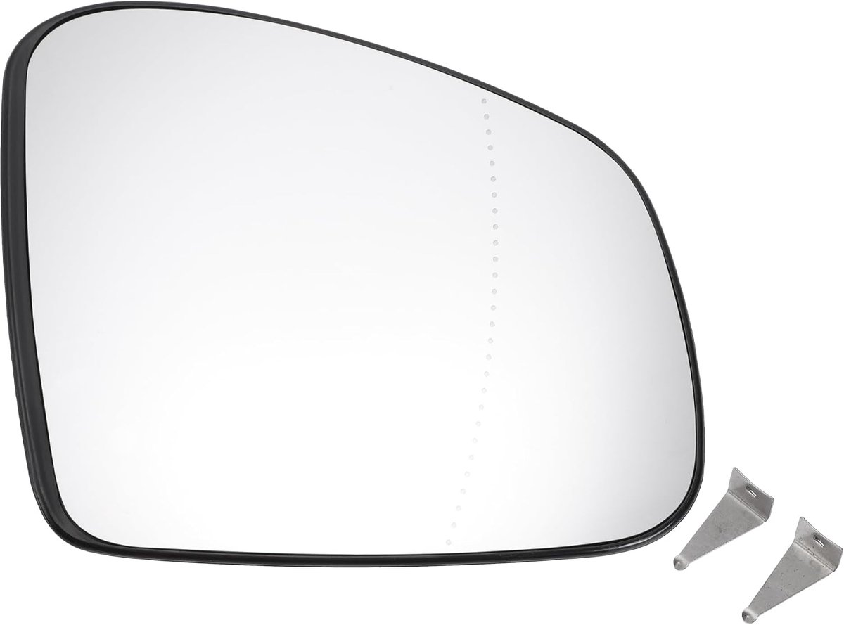 ABSOPRO Auto Buitenspiegelglas Rechts Vervanging Met Achterplaat Aspherisch Verwarmd Wit Glas Voor Renault Twingo 2014-2020 Voor SMART FORFOUR FORTWO 2014-2020