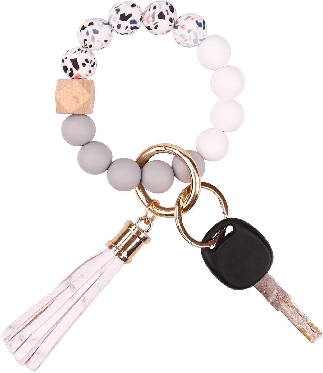 Dames, met parels, kwast, cadeau voor vrouwen, 8 cm