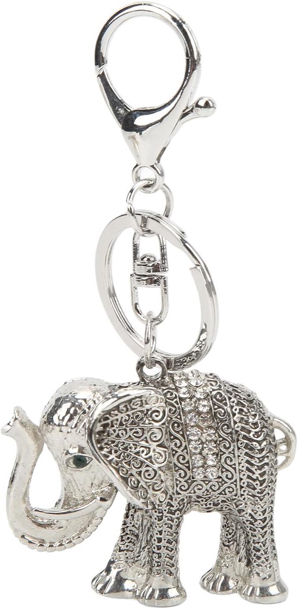 sleutelhanger, olifant sleutelhanger, strass schattige grote oren olifant sleutelhanger voor sprankelende sleutelhanger, kristallen portemonnee hanger handtas charme sleutelhanger, geluk