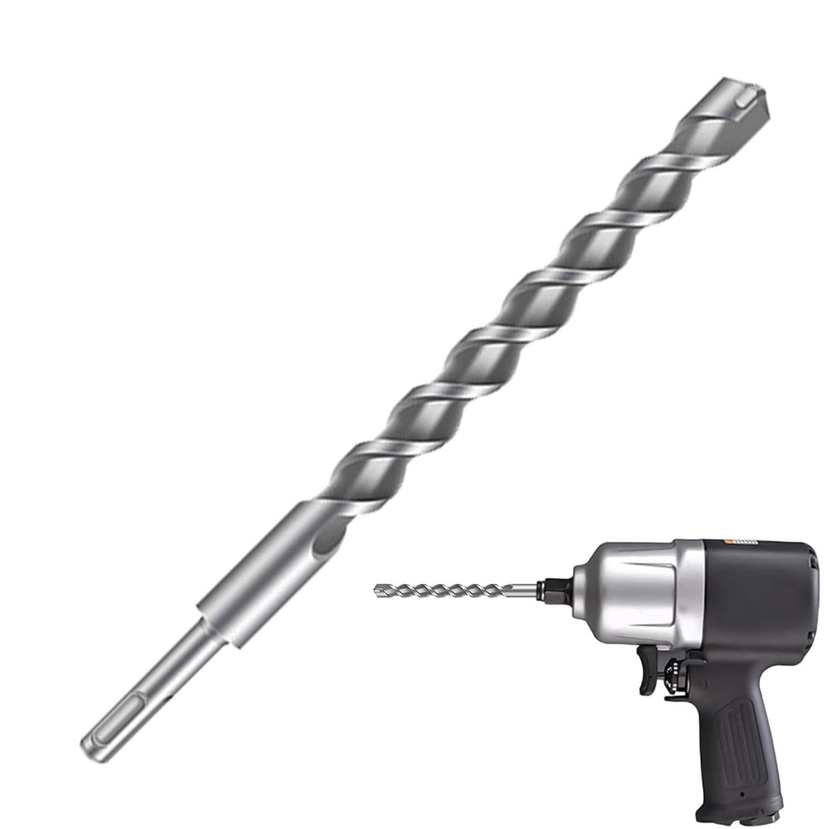Betonboor voor bouwwerkzaamheden, hardmetaal, multifunctioneel, schokbestendig, metselboor, voor keramische potten, steen, cement, metselwerk, bouwplaats, plafond, wandplaat, fundering