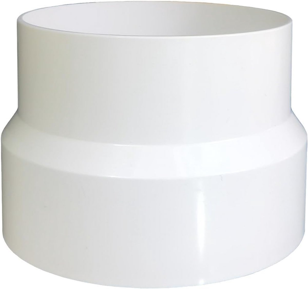 Ventilatiesysteem, connectoren, 110 mm tot 125 mm, ventilatiebuis, reductie, verbindingsstukken voor PVC ventilatieslang (110 mm op 125 mm)
